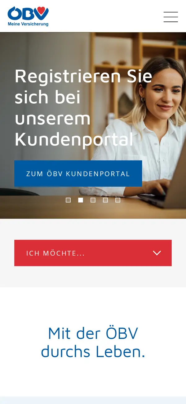 oebv.com auf dem Smartphone